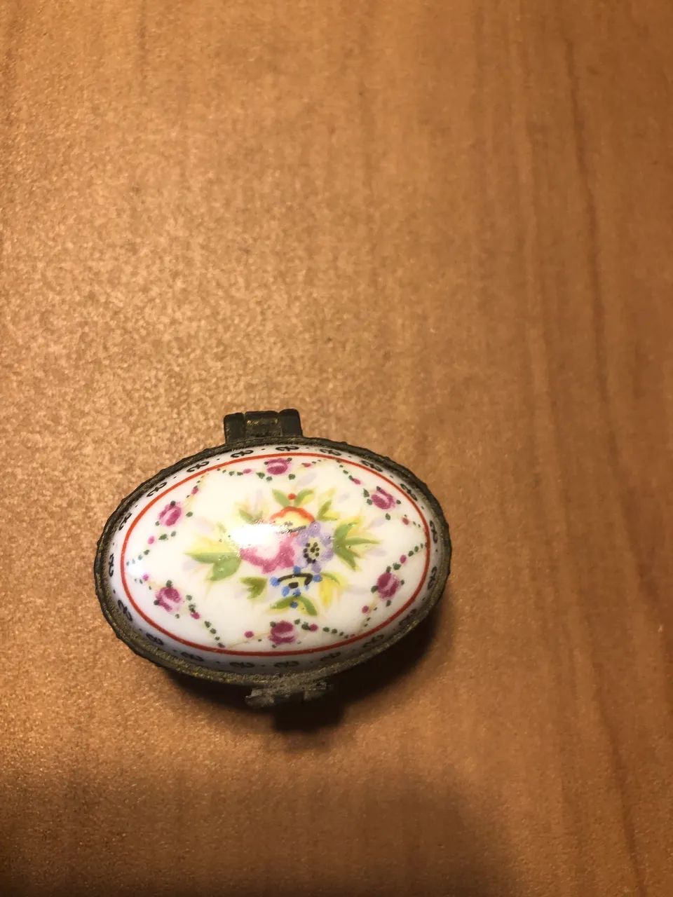 Kit de caixinhas antigas em porcelana miniaturas - Foto 4