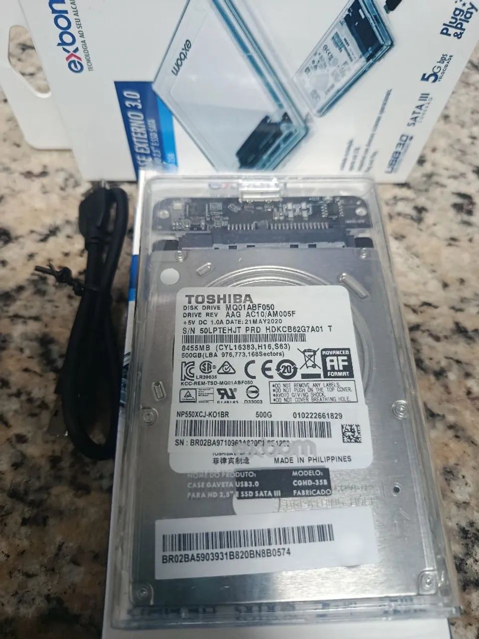 HD Externo USB 500GB