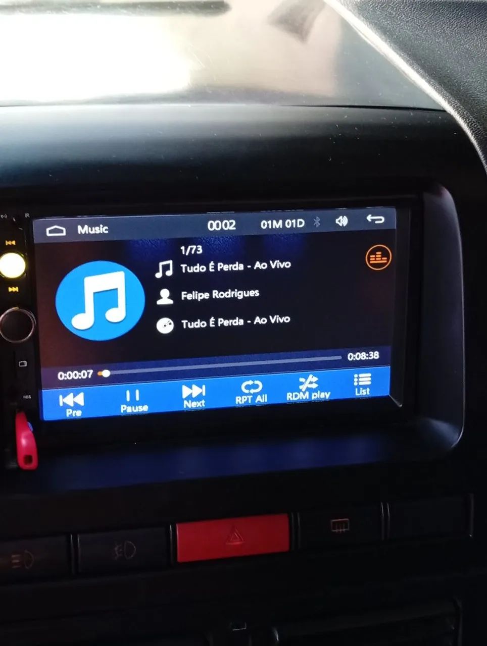 Vendo multimídia completa com carplay e Android auto, vai com a moldura  - Foto 2