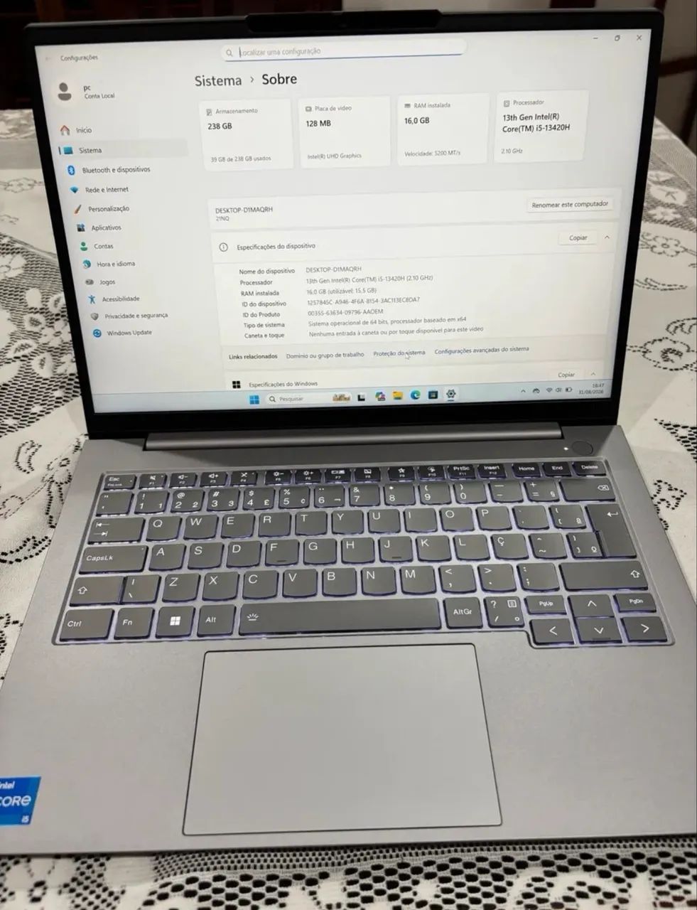 Notebook Thinkbook i5 13ª - 16GB DDR5 - Foto 2