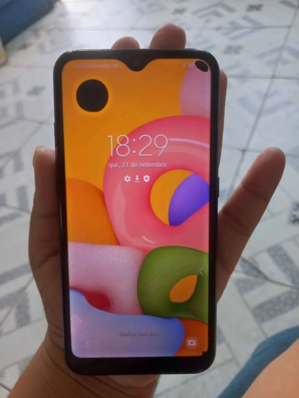 VENDO SAMSUNG GALAXY A01 NA COMPENSA 