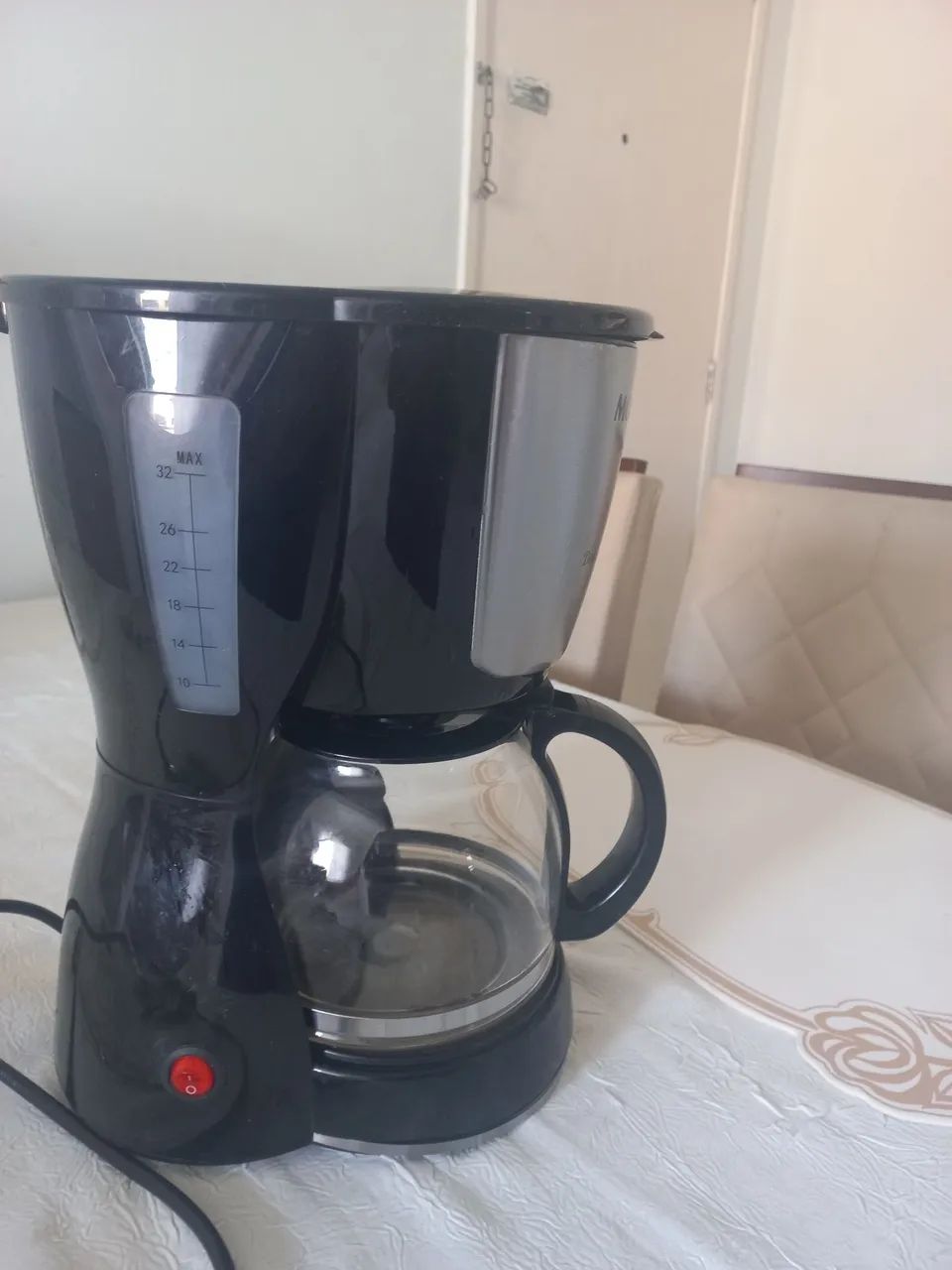 Cafeteira funciona perfeitamente
