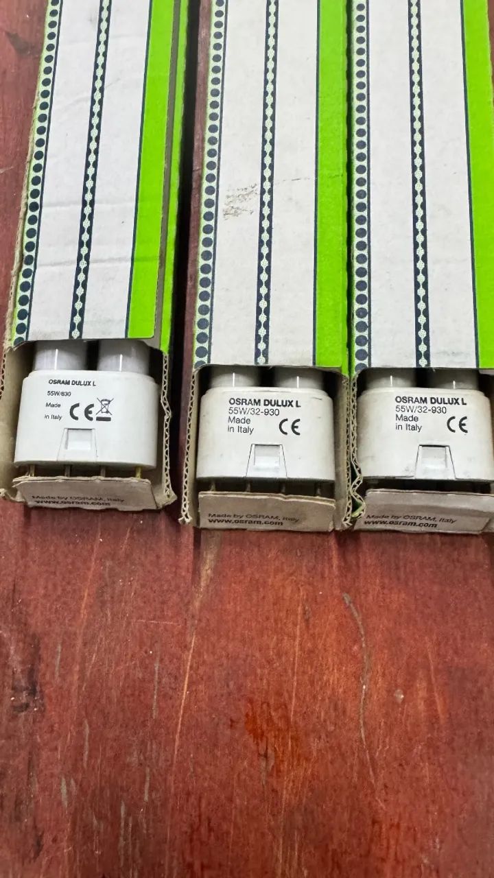 3 Lampadas Dulux L 55w 930 2g11 Amarela - 7000969 Luz 3000k Kit com 3 lâmpadas  - Foto 2