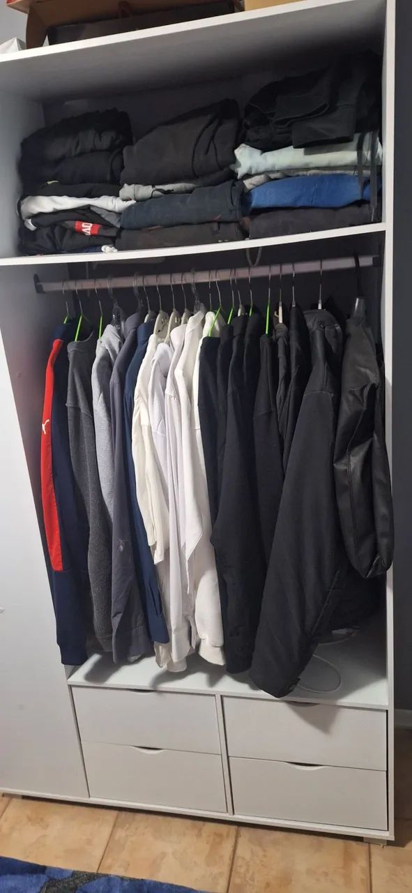 Guarda roupas closet solteiro 