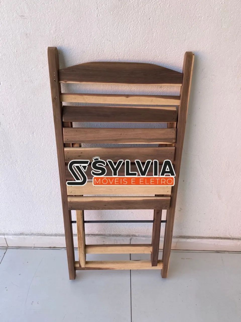 Cadeiras dobráveis sem verniz  - Foto 5