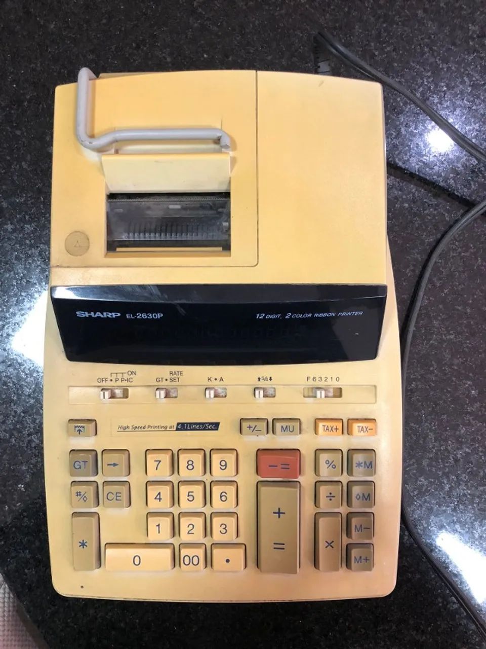 Calculadora de Mesa com Impressora ? Sharp EL-2630P - Foto 3