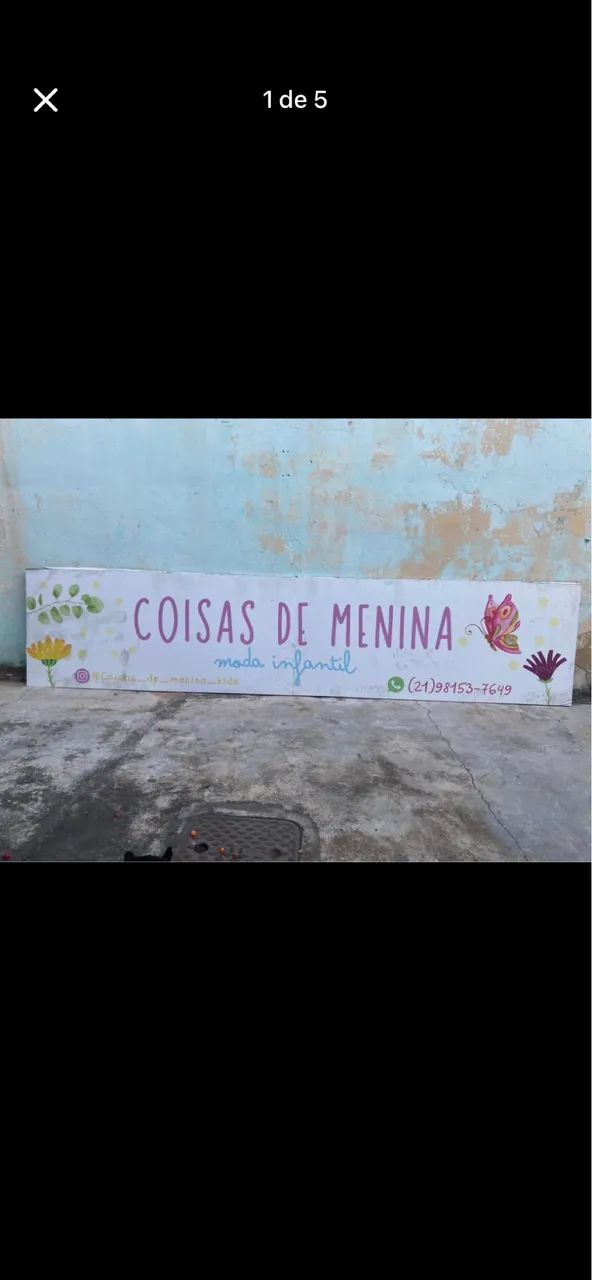 Placa de ACM branca 