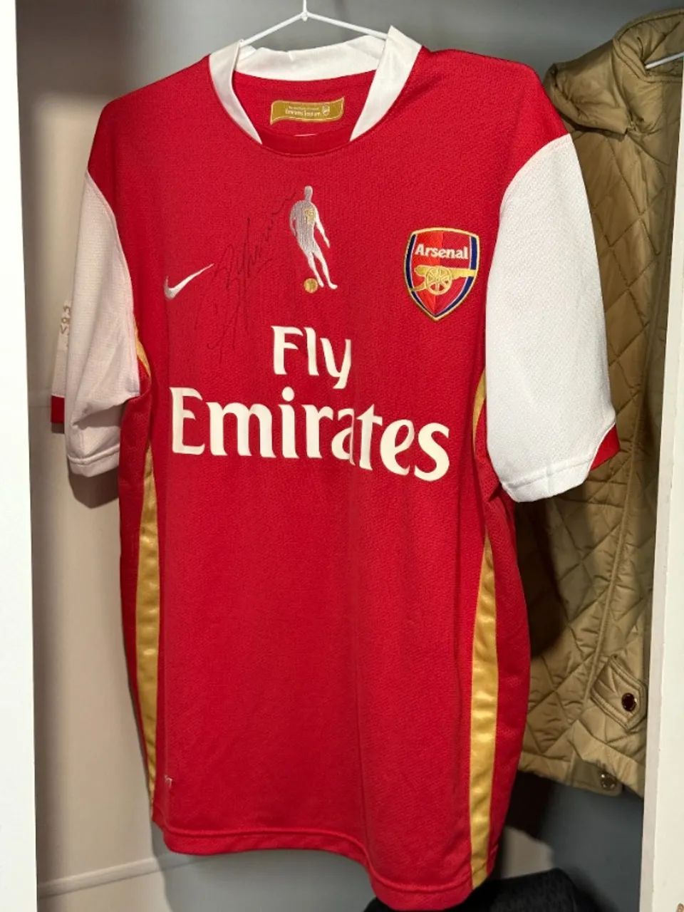 Camiseta Arsenal Autografada