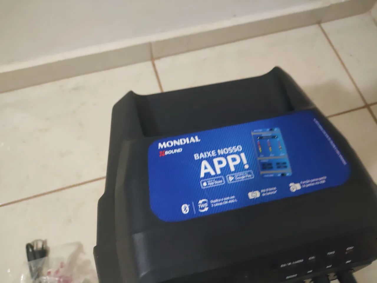 Caíxa som residência moldial bivolt 400rms  - Foto 3
