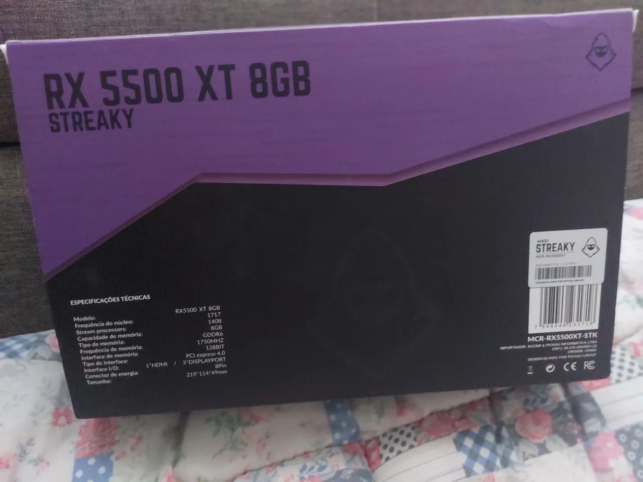 Placa Video Rx5500 XT 8gb - Foto 3