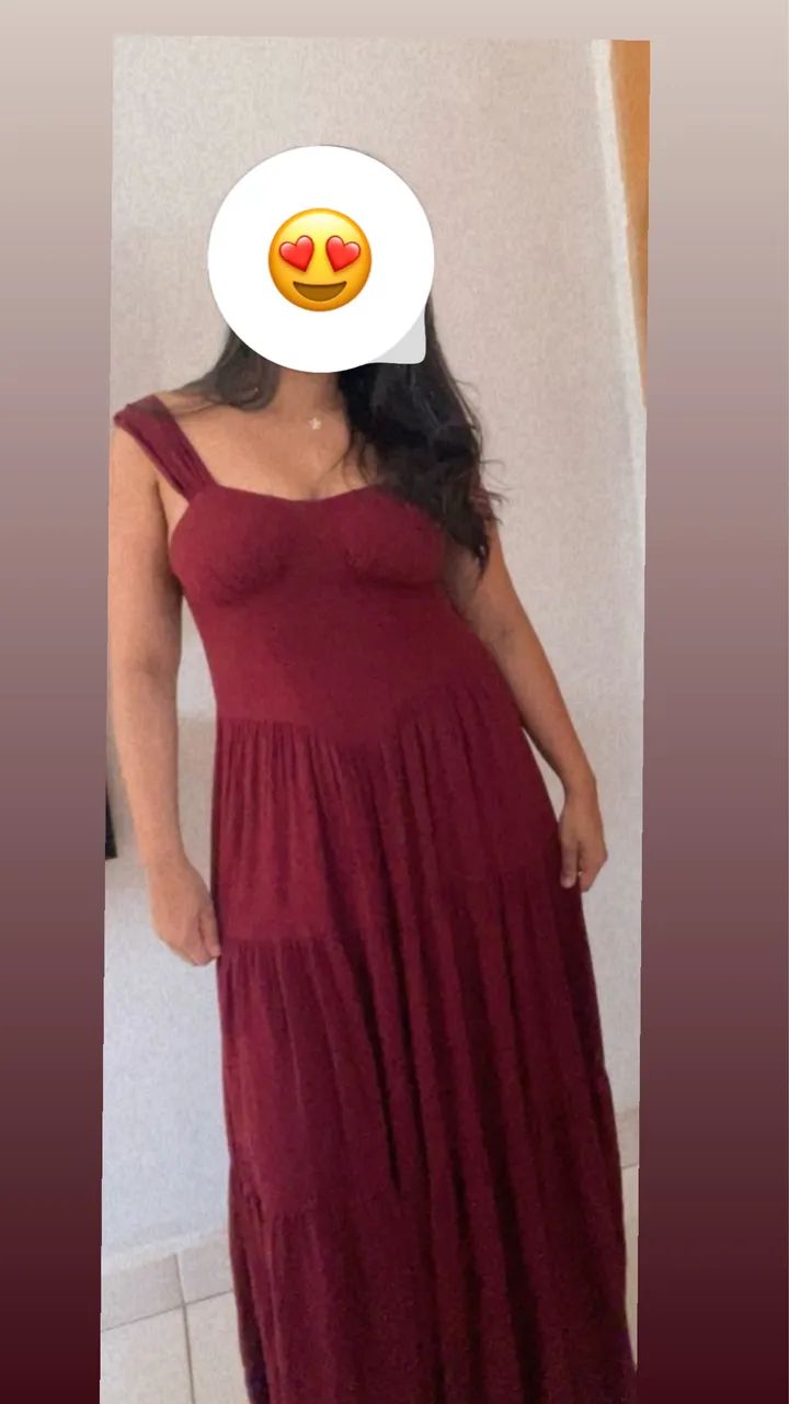 Vestido marsala,lindo e elegante  - Foto 3