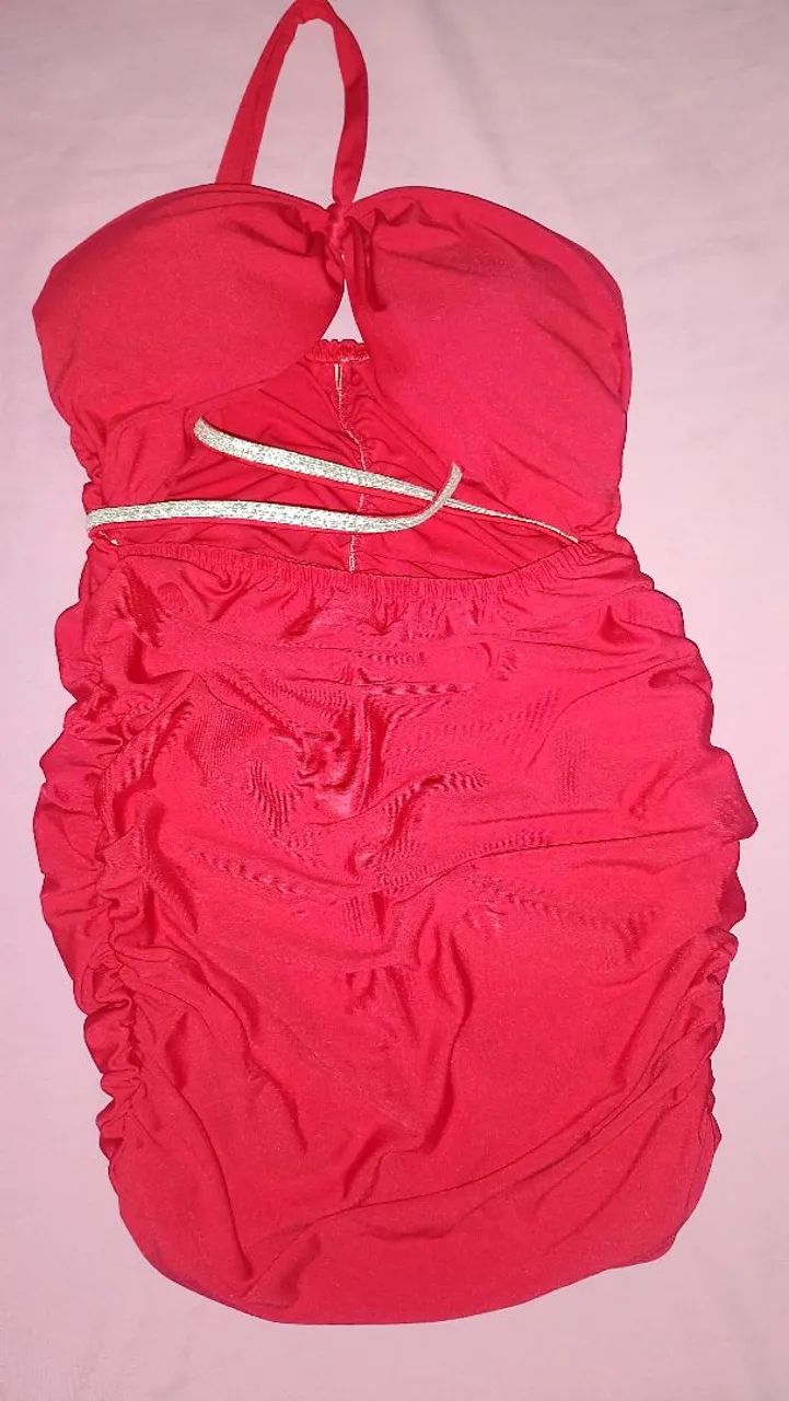 Vestido curto vermelho  - Foto 2