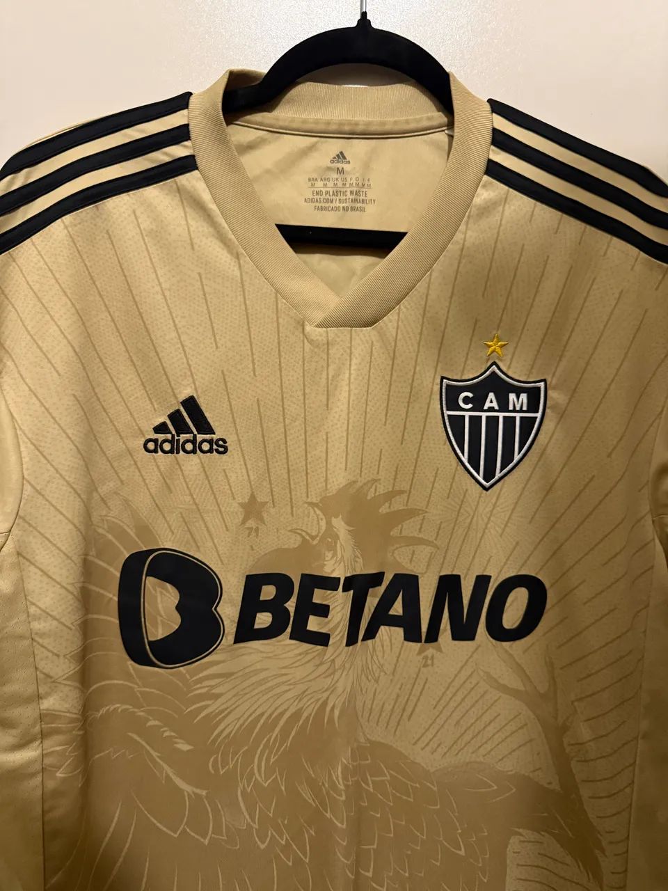 Camisa Atlético MG dourada - Foto 2