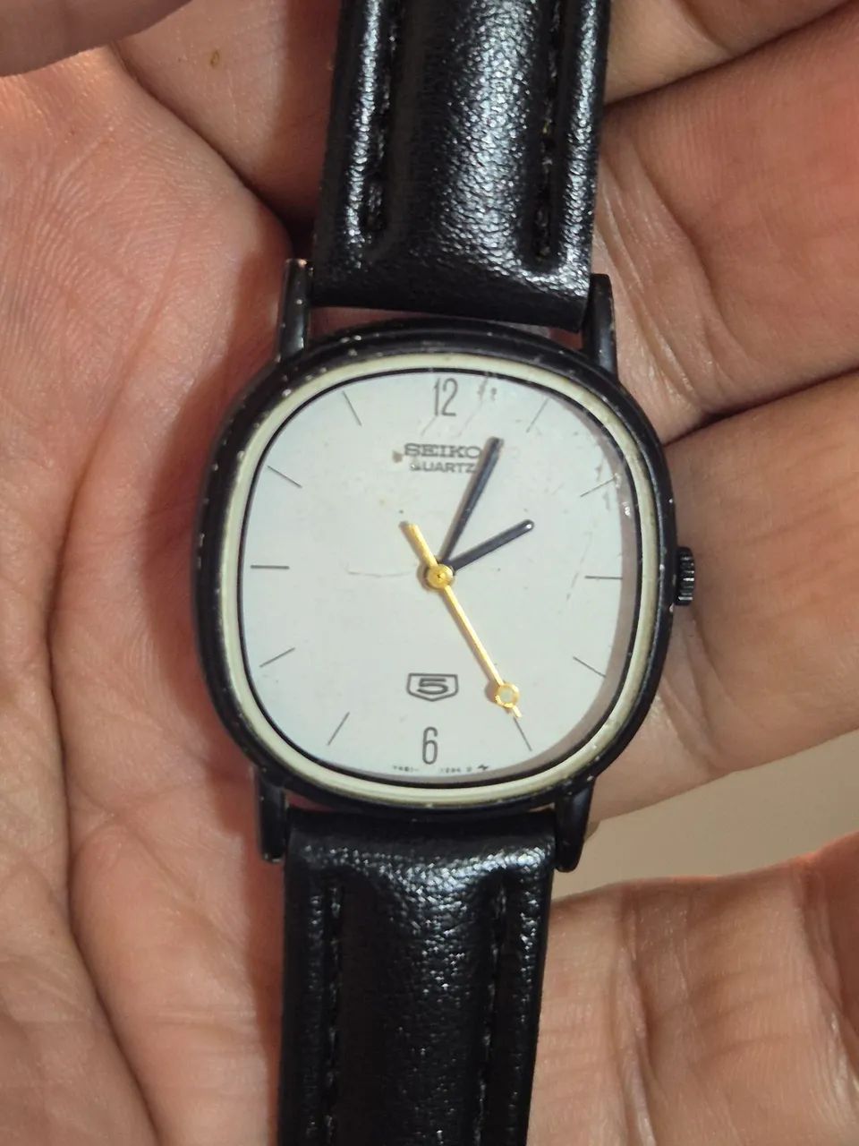 Relógio SEIKO 5 QUARTZ VINTAGE   -   ÓTIMO ESTADO