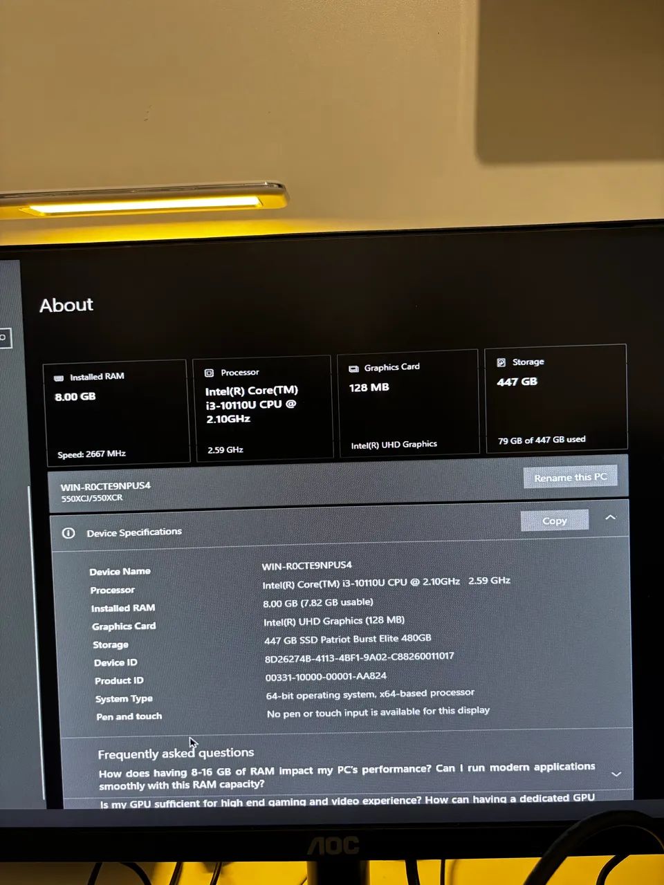 Notebook Samsung Book E30 com upgrades ram + ssd (COM HD EXTERNO 1tb) - Foto 2
