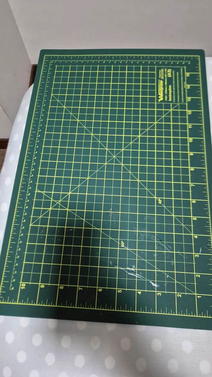 Base dupla de corte cm/polegadas  - Foto 2