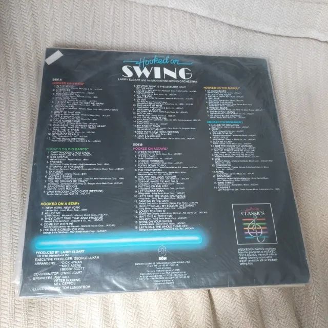 Vinil Hooked On Swing Larry Elgart Manhattan Swing Orchestra Som