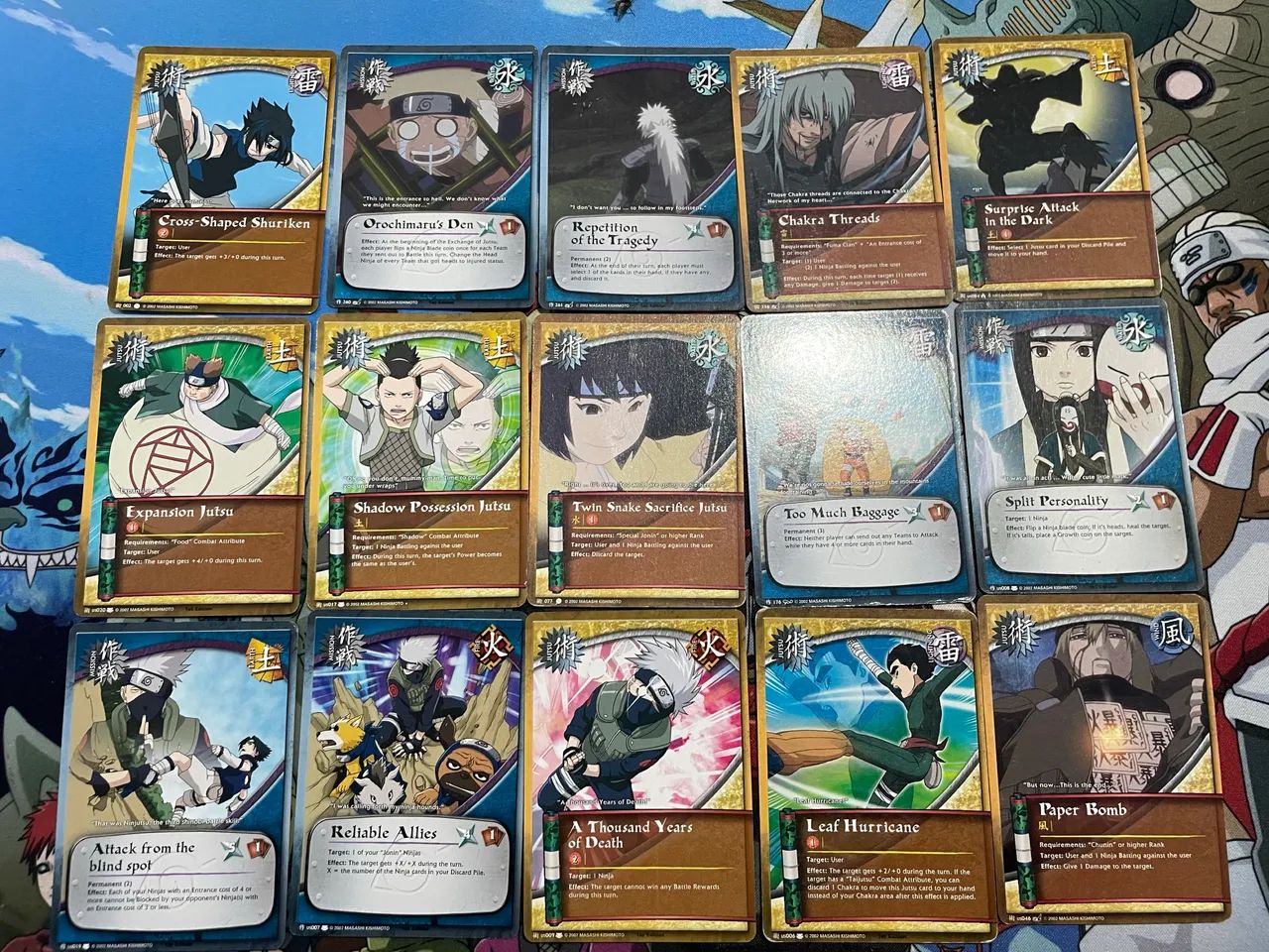 Lote 50 Cards Naruto CCG 1st Edition Original Shonen Jumps - Peças