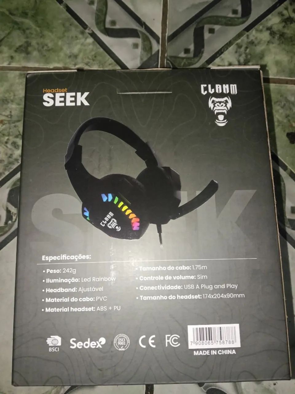 Fone headset RGB - Foto 3