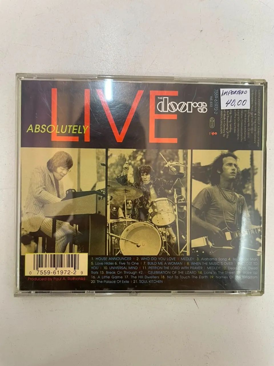 CD The Doors -Absolutely live  original - Foto 2
