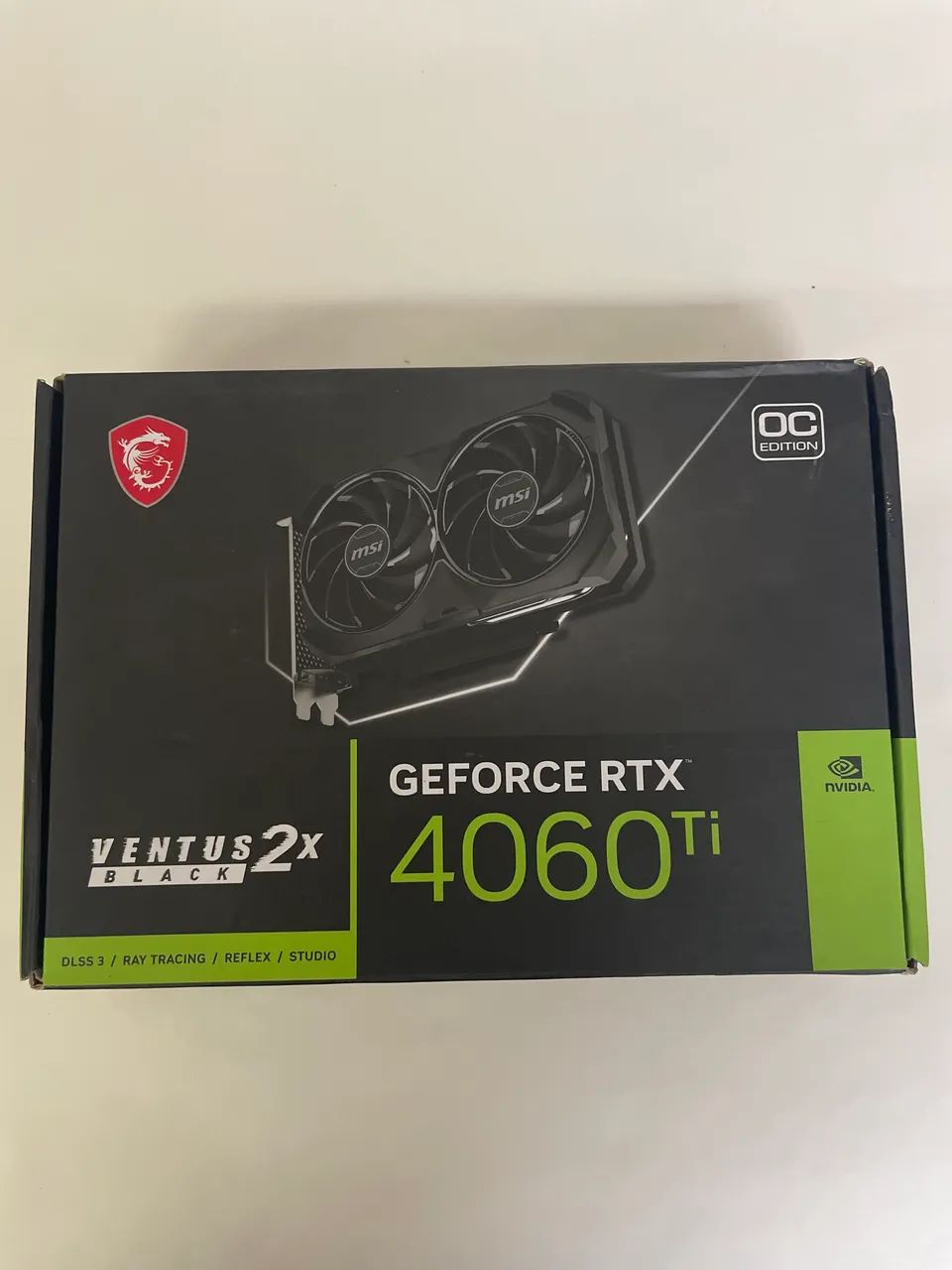 GeForce RTX 4060Ti-MSI VENTUS 2x Black-OC EDITION