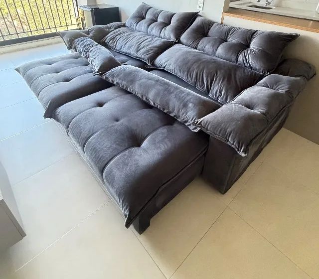 Vendo Sofá Retrátil e Reclinável  - Foto 6