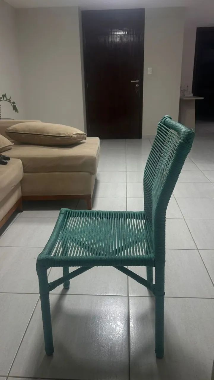 CADEIRA CORDA NAVAL PERFEITO ESTADO R$ 350 CADA  6 DISPONÍVEIS - Foto 5