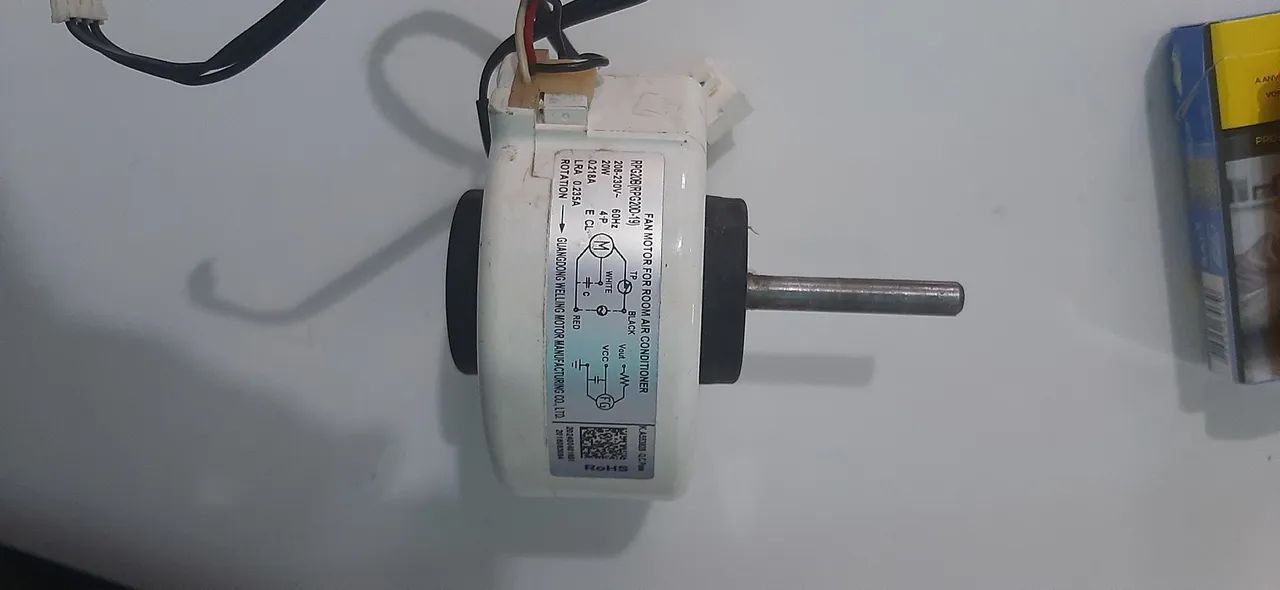 Motor e evaporador 