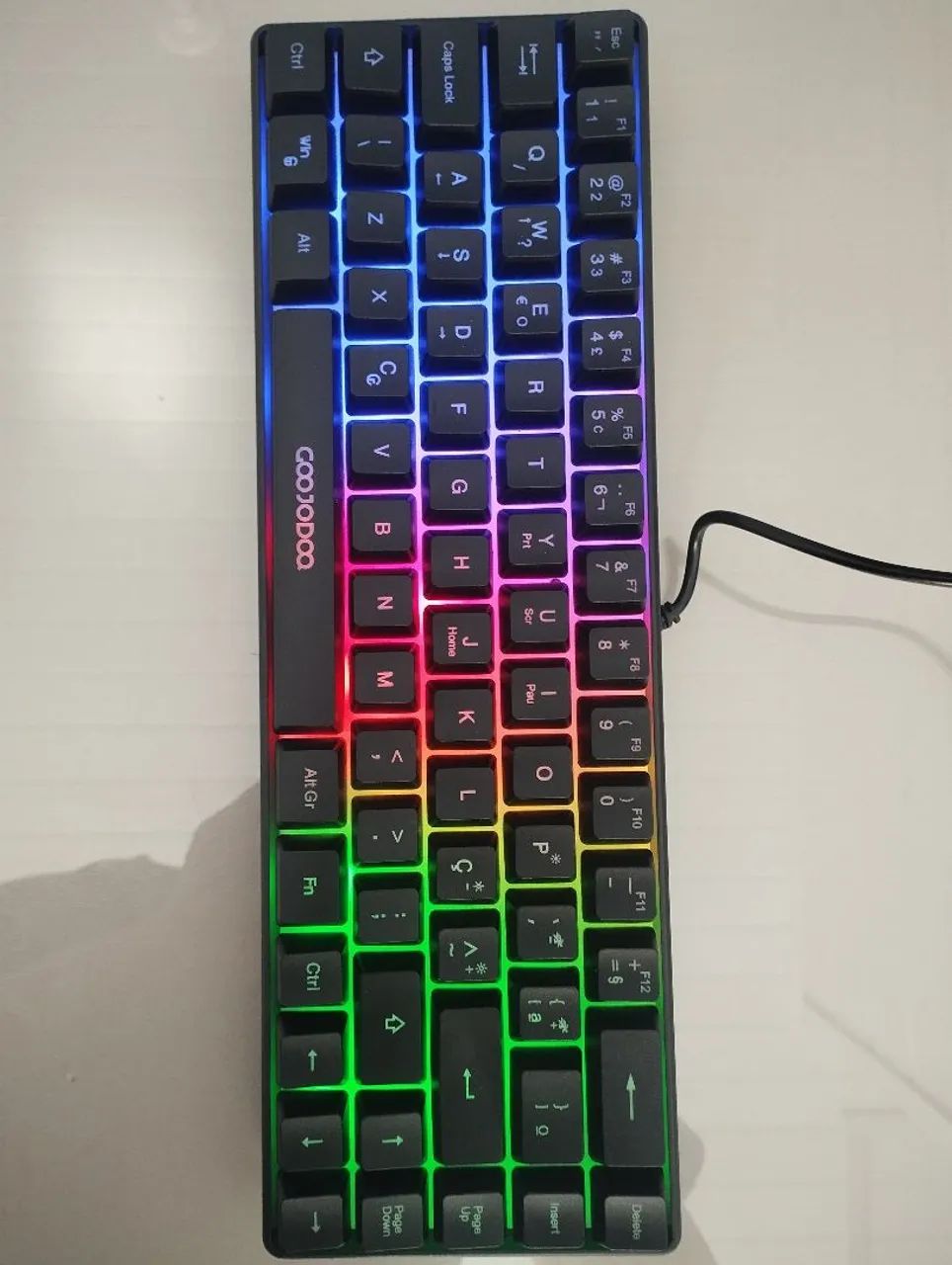Teclado Gamer KG68 NOVO + Compacto (ENTREGO)