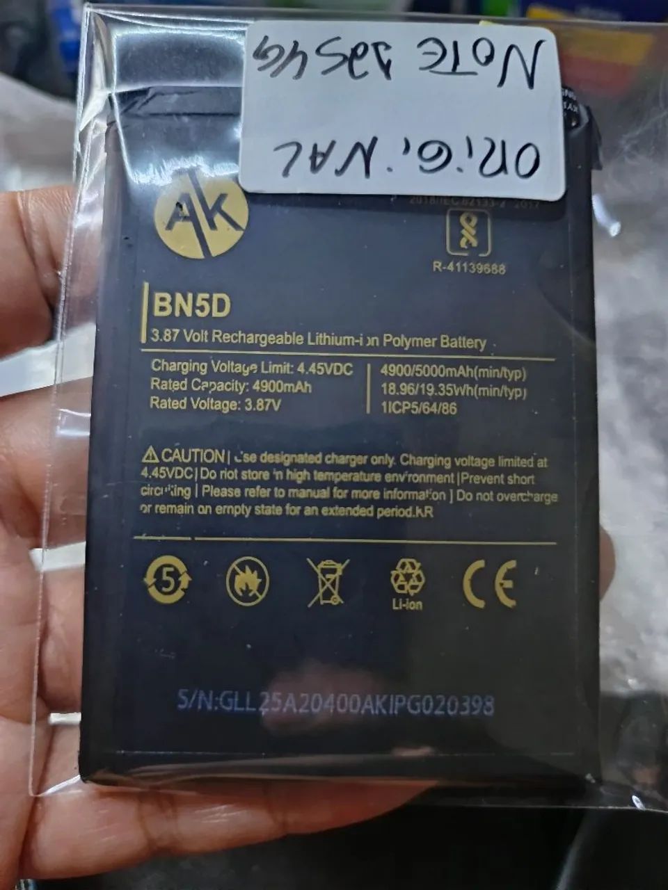 Bateria Redmi 12S Bn5d Nova - Foto 2