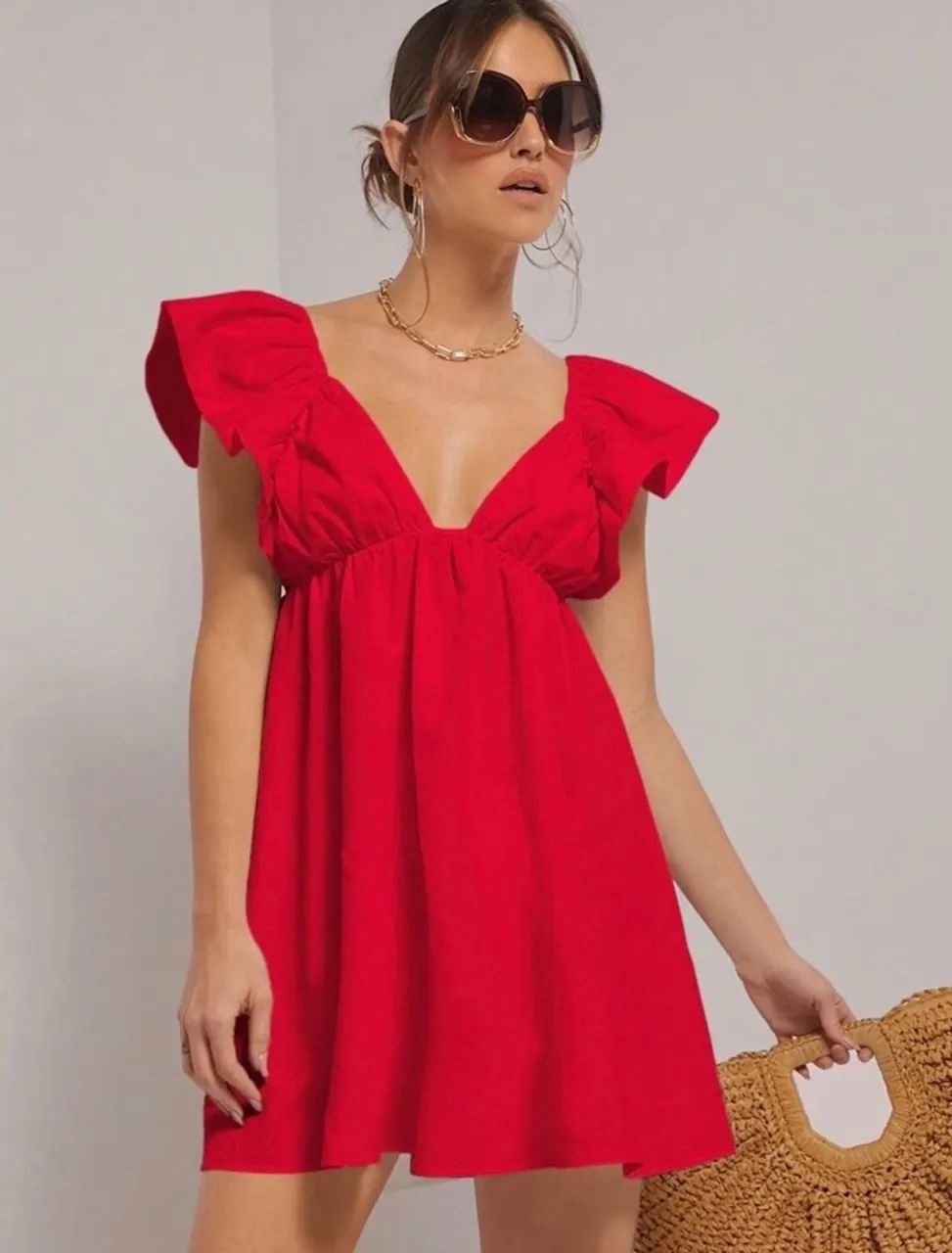 Vestido vermelho lindo - Foto 2