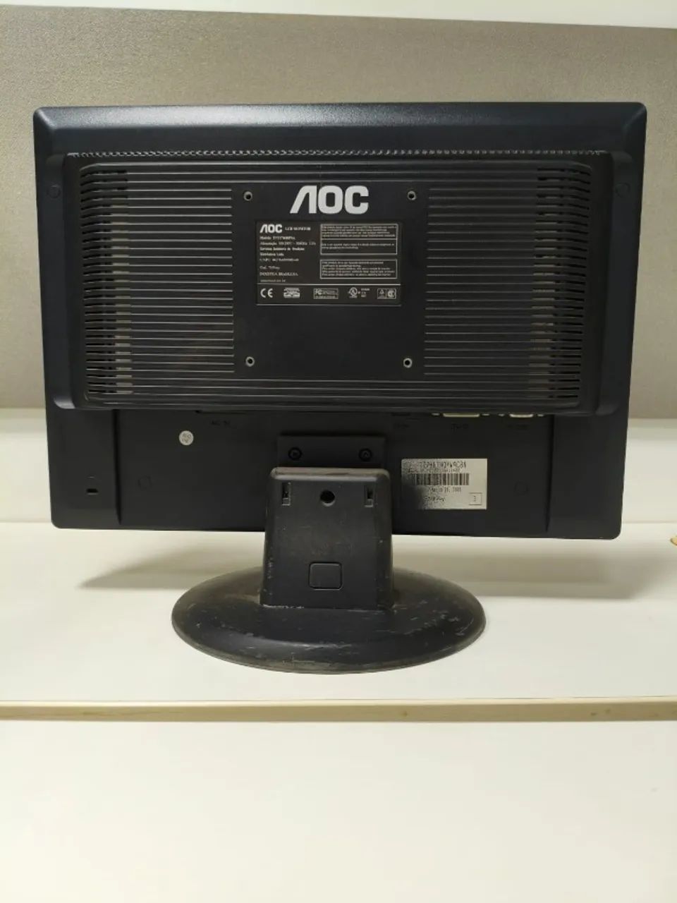 Monitor AOC TFT17W80PSA 17 Polegadas VGA DVI com Som - Foto 3