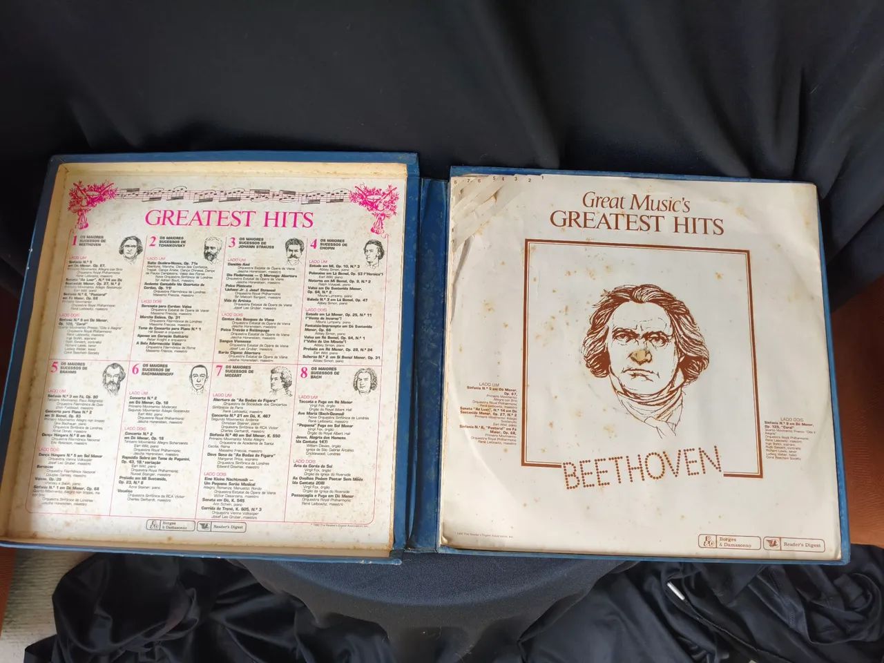 Coleção de músicas clássicas em Vinil 