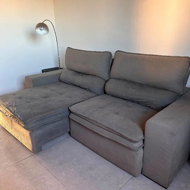 Sofá retrátil 2,50m. Super confortável! - Foto 3
