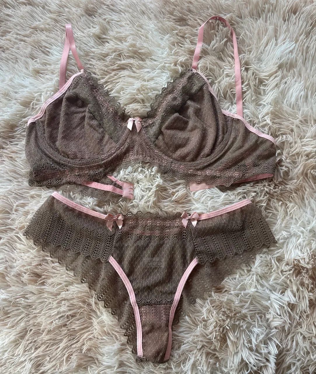 Conjunto renda aro sem bojo