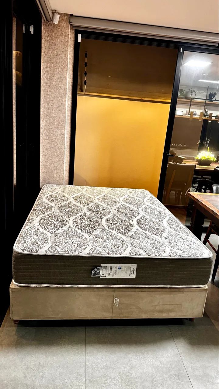 Cama casal com box semi nova  - Foto 5