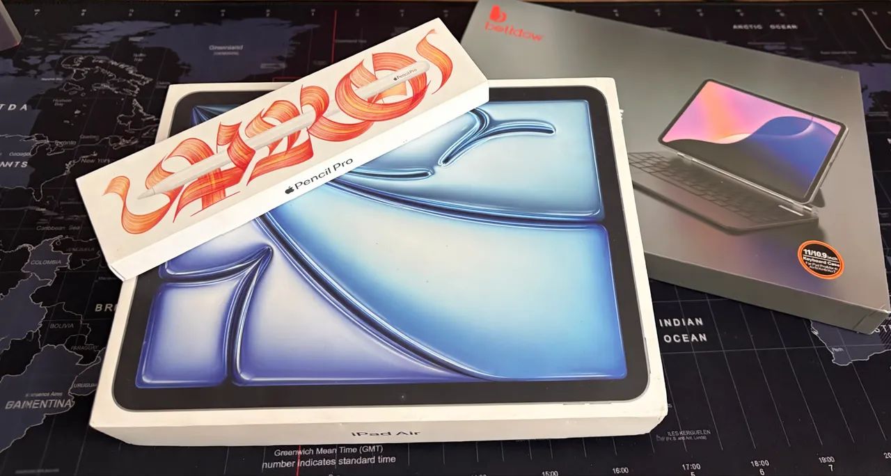 IPAD AIR M4 - Blue - 128 G + APPLE PENCIL PRO + MAGNETIC STYLE KEYBOARD 