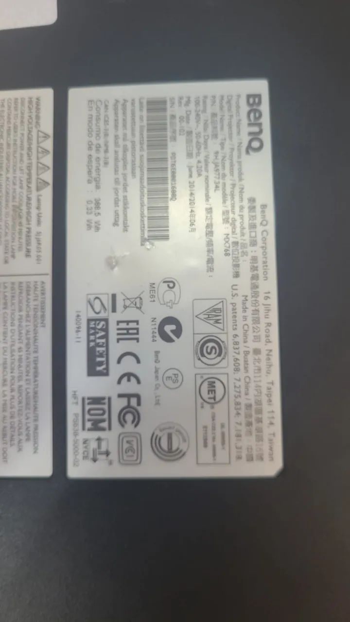 Projetor de Vídeo BenQ MX768 HDMi - Foto 2