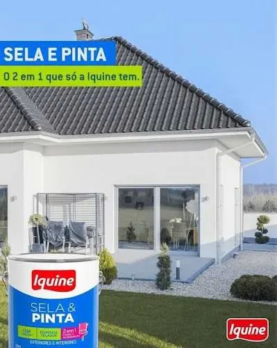 Tinta externa Iquine Pinta e sela 2 x 1 Branco  - Foto 2