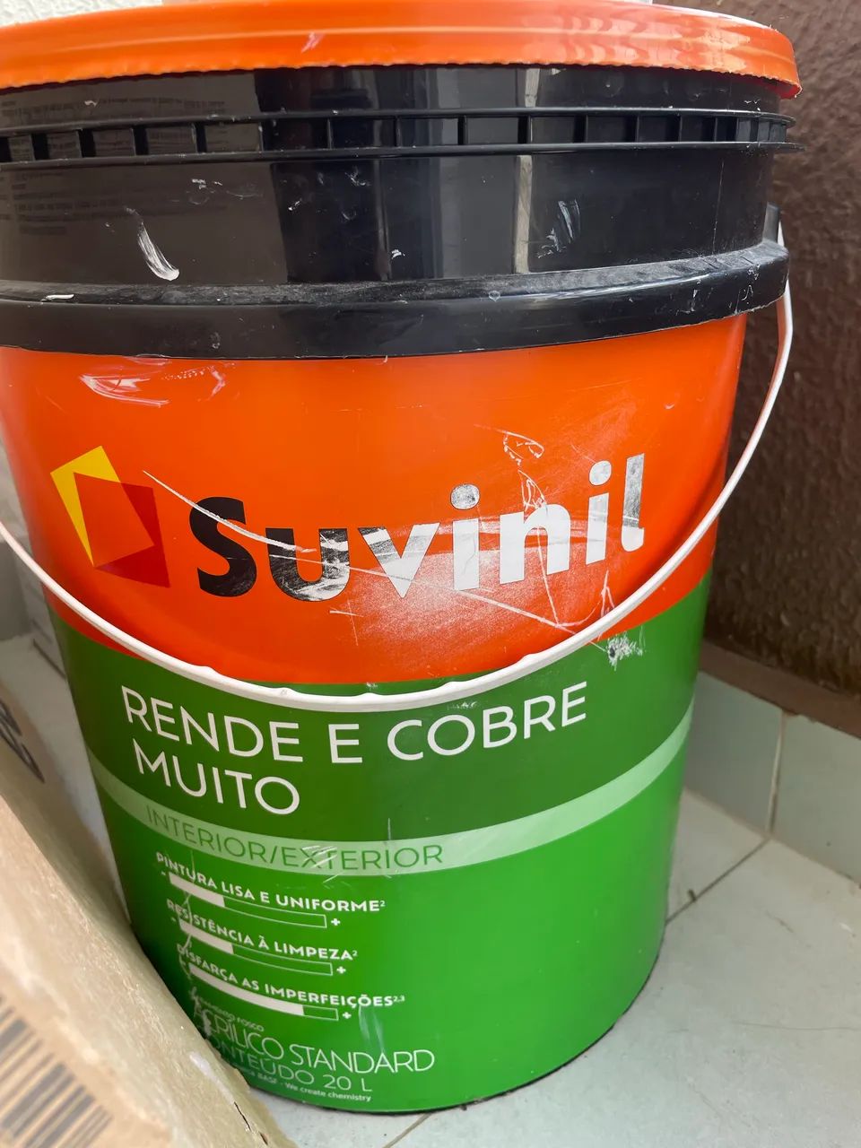 Porcelanato Kit Construção Reforma Tinta Branca Massa Corrida - Foto 4