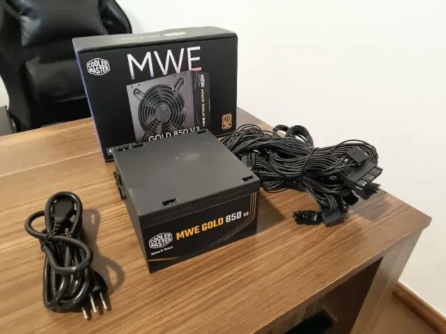 Fonte Cooler Master MWE 850W 80 Gold plus - Foto 3