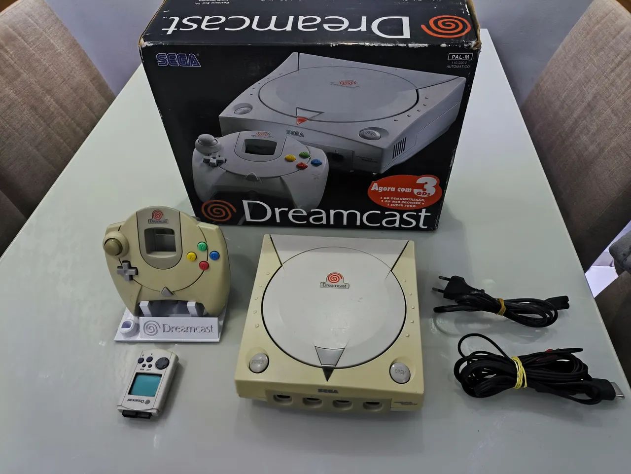 Dreamcast com gdemu +vmu com caixa
