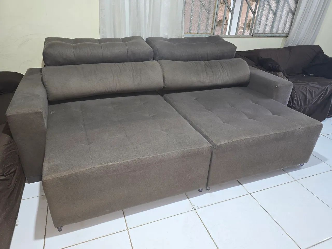 Sofá retrátil e reclinável  - Foto 3