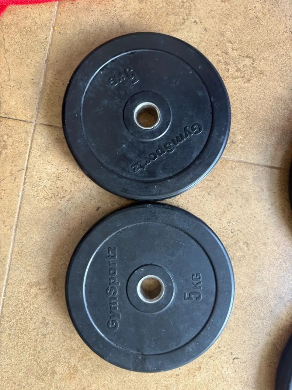 Anilhas conjunto  75kg com suporte  - Foto 2