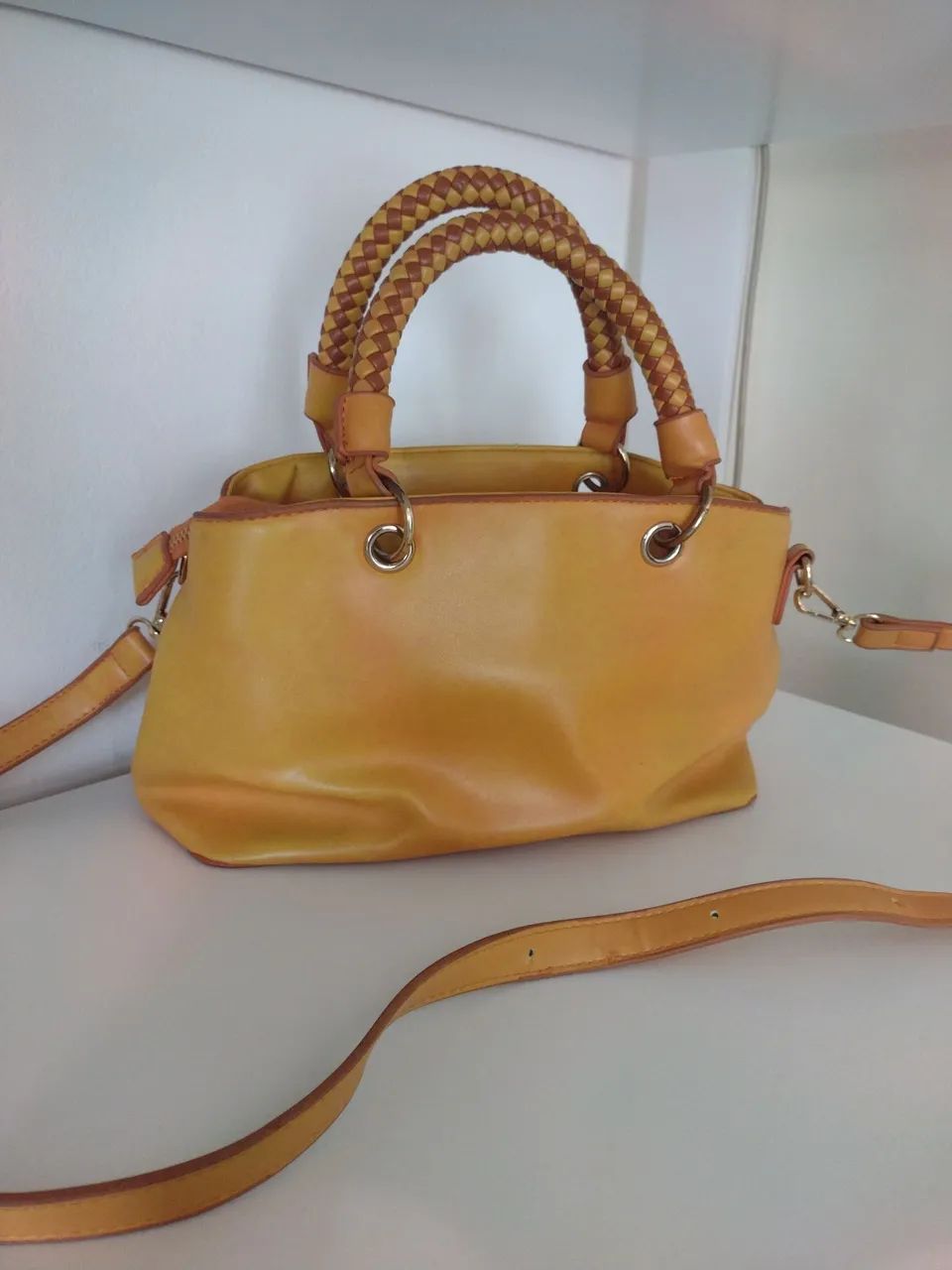 Bolsa amarela/laranja Renner - Foto 4