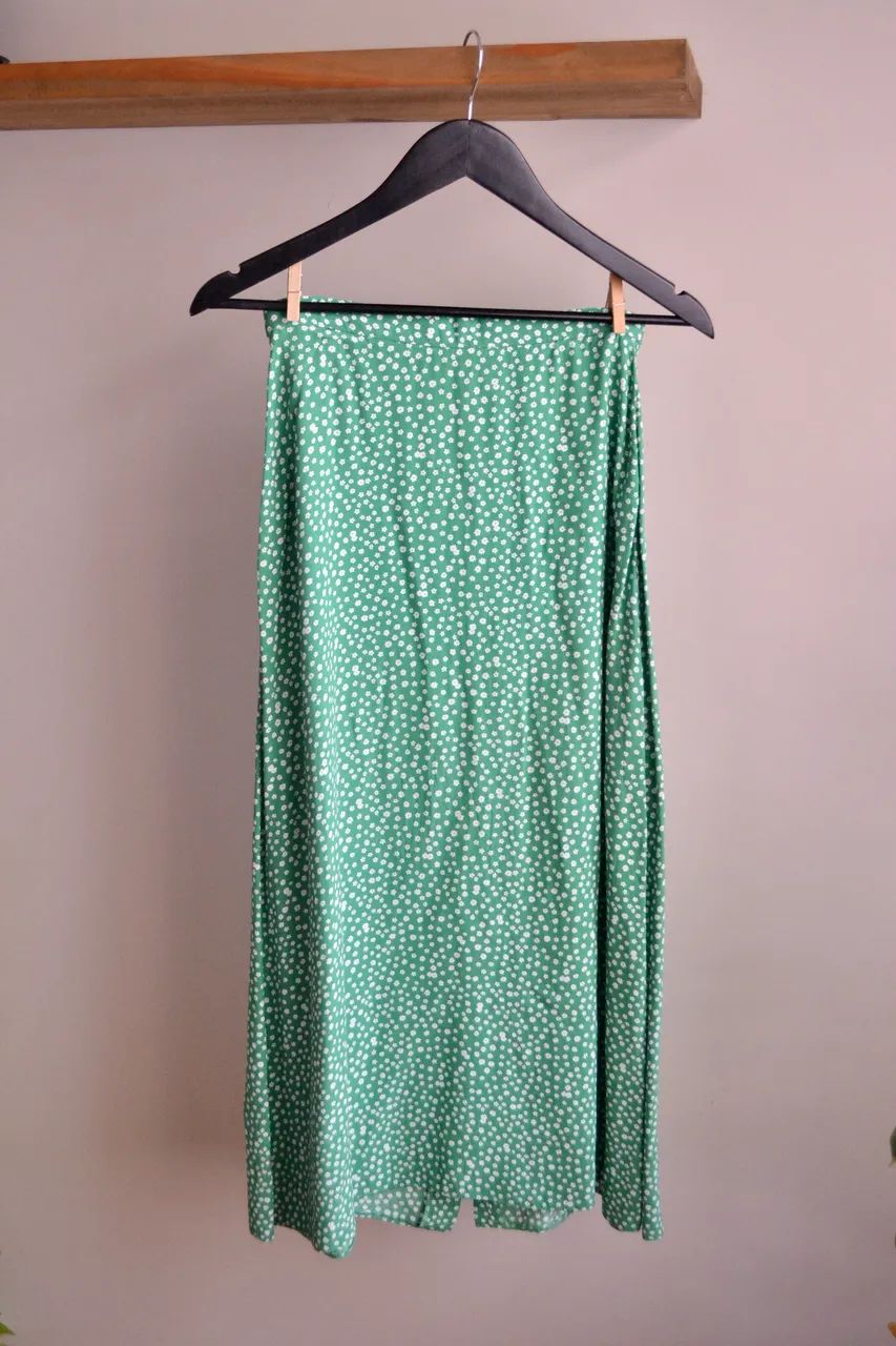 Saia midi floral - Foto 2