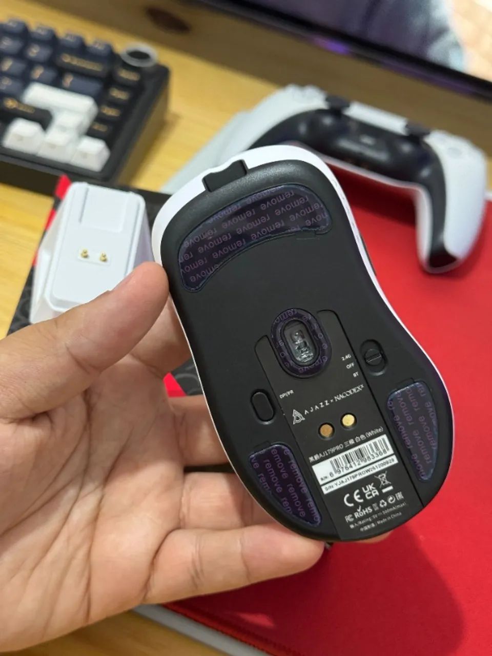Mouse Ajazz 179 Pro 8K - Branco - Foto 3