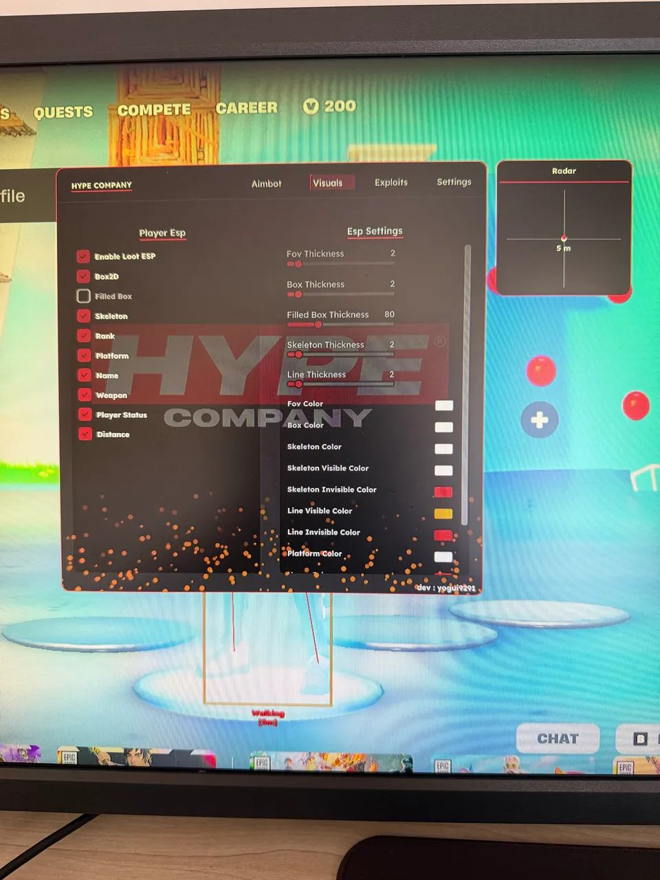 Key Lifetime Hype Company Fortnite External - Foto 5