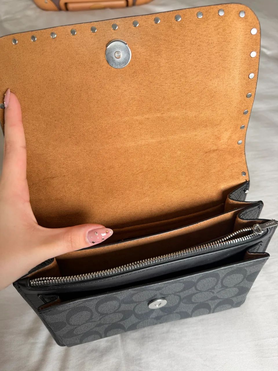 Bolsa Coach preta - Foto 4