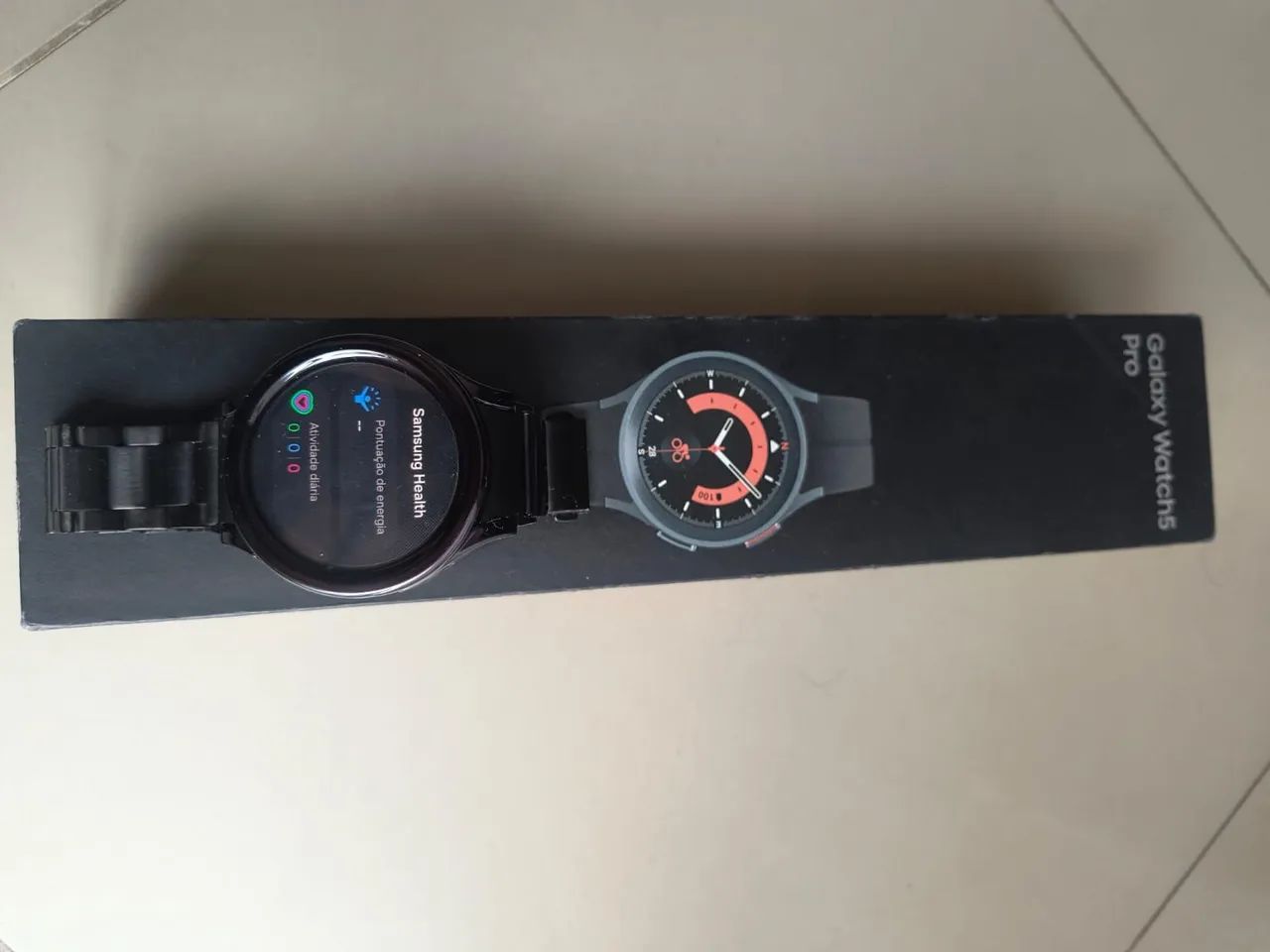 Vendo Galaxy watch5 Pro, com a caixa duas pulseiras. - Foto 4